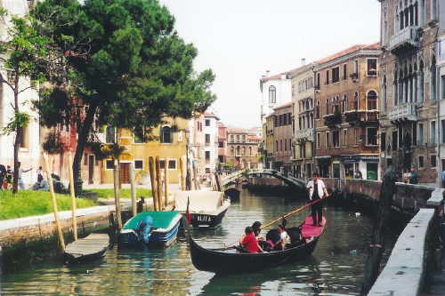 Canal Scene in Venice