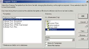 Choosing a Template - Click for Large