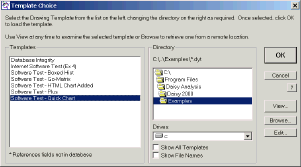 Selecting Template - Click for Large